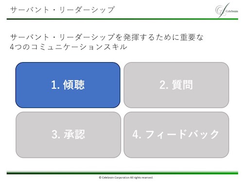 傾聴 サーバント リーダーシップを発揮するための重要なコミュニケーションスキル